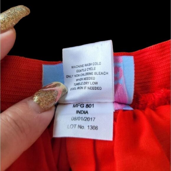 Valentines Day Red Heart Little Giel's Skirt Size 12 Months by Love Being Me - Picture 5 of 7